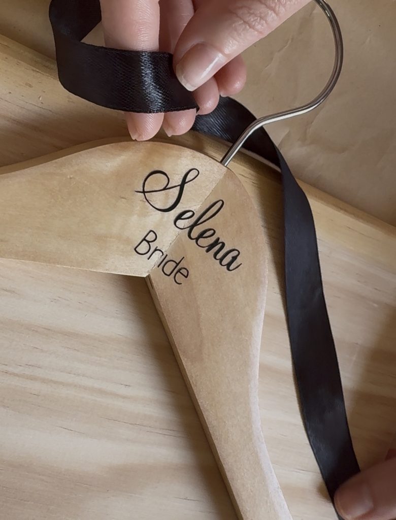 Personalised bridal hangers Personalised bridal hangers