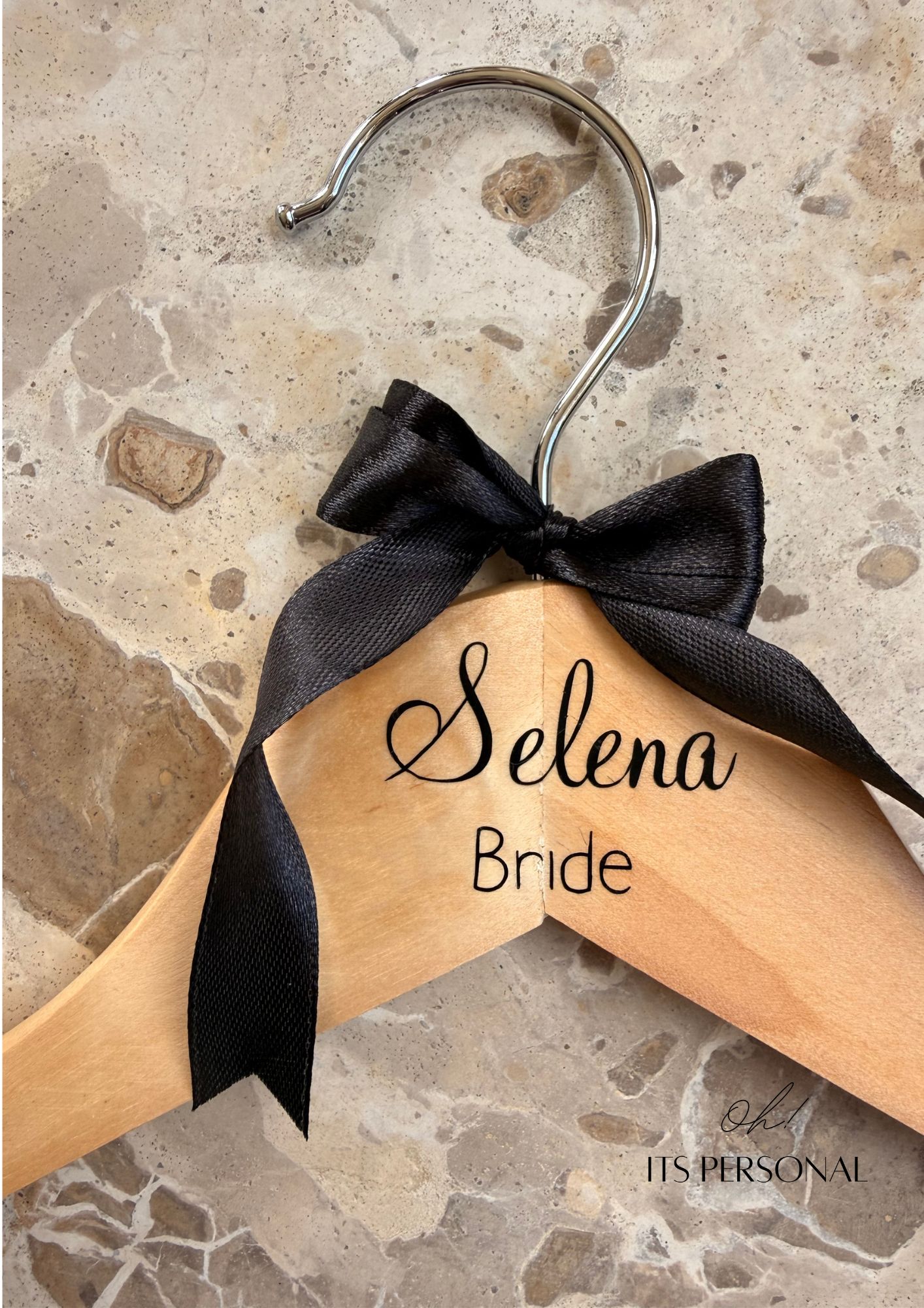 personalised wooden hanger personalised wooden hanger