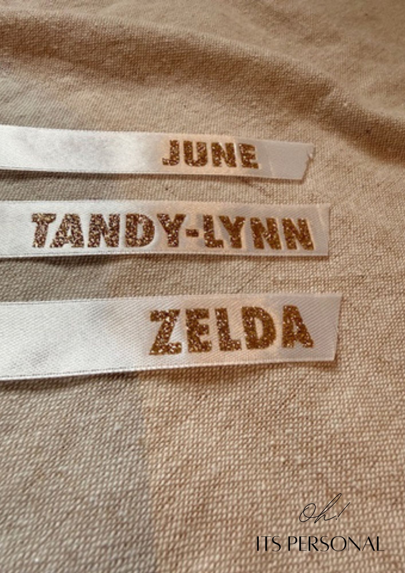 personalised ribbon | single side personalised ribbon | single side