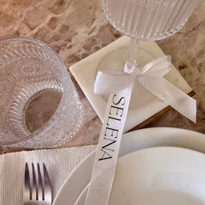 Home personalised ribbon | single side