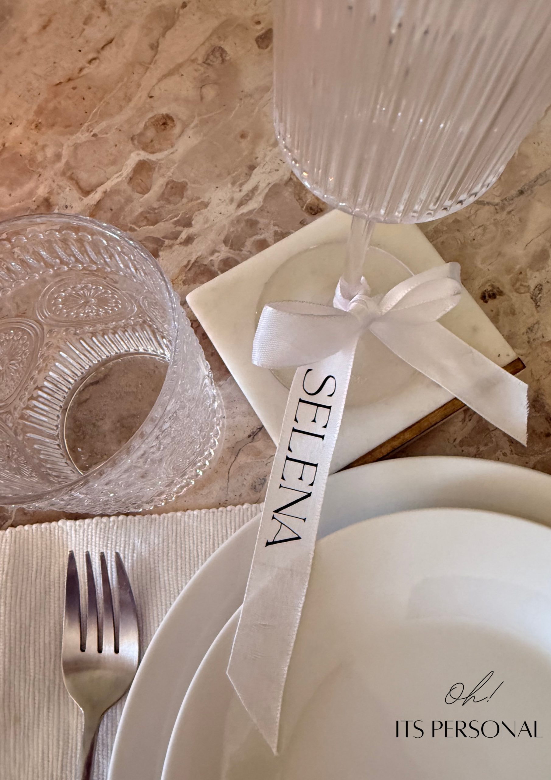personalised ribbon | single side personalised ribbon | single side