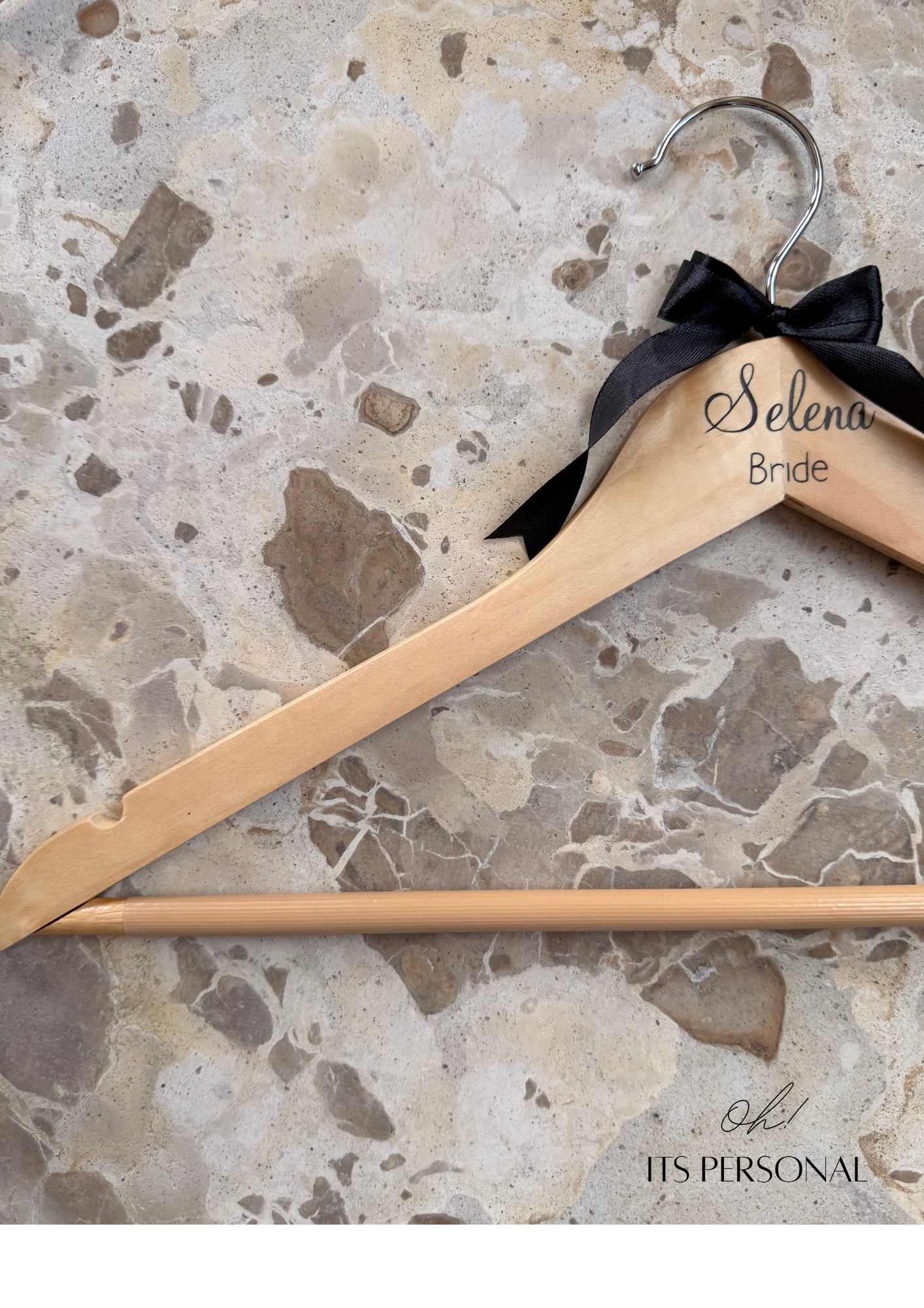 personalised wooden hanger personalised wooden hanger