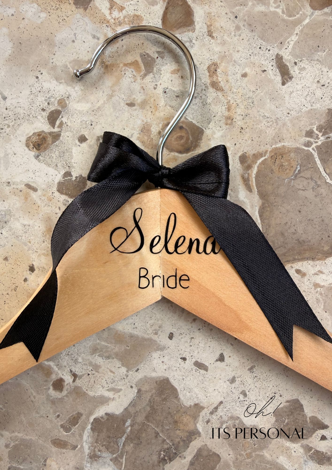 personalised wooden hanger personalised wooden hanger