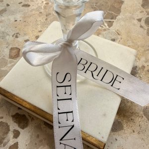 personalised ribbon | double side